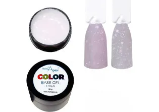 Кольорова база з блискітками Ніжність Color Base Gel №6 за ціною 390₴  у категорії Переглянуті товари