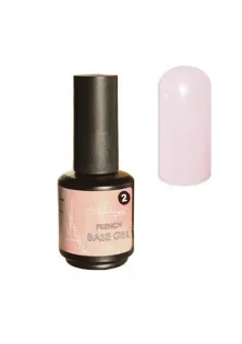 Камуфлююча база тендітного рожевого кольору French Base №2 за ціною 250₴  у категорії Камуфлюючі бази для гель-лаку Призначення Зміцнення