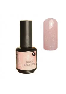 Купити Nailapex Камуфлююча база Ніжно-рожева з блискітками French Base Opal №9 вигідна ціна