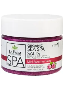 Соль для рук и ног Sea Spa Salts Mid Summer Rose с морскими минералами по цене 439₴  в категории Вспомогательные жидкости и специальные средства для маникюра и педикюра Страна ТМ США
