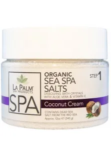 Сіль для рук та ніг Sea Spa Salts Coconut Cream з морськими мінералами за ціною 439₴  у категорії Допоміжні рідини та спеціальні засоби для манікюру та педикюру Стать Для жінок