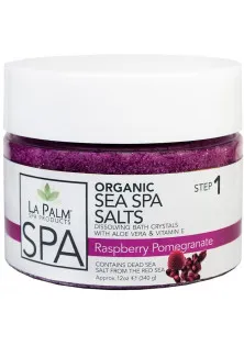 Сіль для рук та ніг Sea Spa Salts Raspberry Pomegranate з морськими мінералами за ціною 439₴  у категорії Камуфлююча база для нігтів Valeri Base French №05, 6 ml