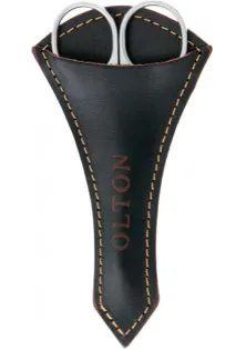 Купить Olton Маникюрные ножницы для кутикулы 100 мм в кожаном чехле выгодная цена