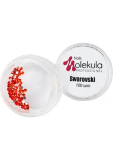 Камінці для нігтів червоні Swarovski №3 за ціною 25₴  у категорії Стрази та броші для нігтів Бренд Nails Molekula Professional