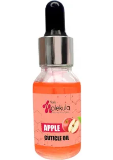 Олія для кутикули з піпеткою Cuticle Oil Apple за ціною 60₴  у категорії Засоби для догляду за нігтями та кутикулою Бренд Nails Molekula Professional