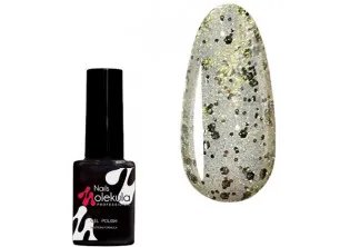 Купити  Гель-лак для нігтів Срібний гліттер Nail Gel Polish №083, 6 ml вигідна ціна