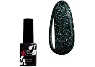 Гель-лак для ногтей Черный с голографическими блестками Nail Gel Polish №139, 6 ml по цене 95₴  в категории Просмотренные товары