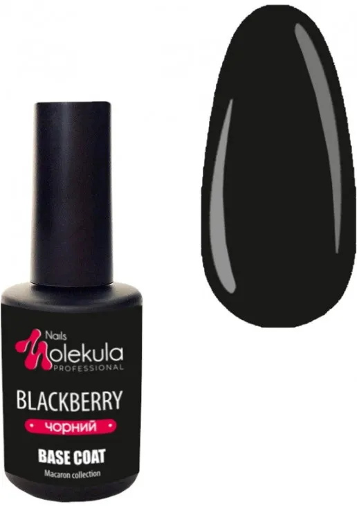 Кольорова база Base Coat Color Blackberry, 12 ml - фото 1