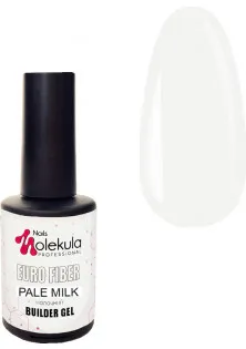 Рідкий полігель Euro Fiber Builder Gel Pale Milk, 12 ml за ціною 190₴  у категорії Матеріали для нарощування нігтів Бренд Nails Molekula Professional