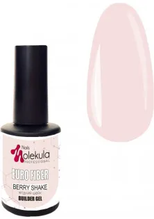 Рідкий полігель Euro Fiber Builder Berry Shake, 12 ml за ціною 190₴  у категорії Nails Molekula Professional