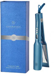 Выпрямитель для волос NKS Titaniun Flat Iron Blue по цене 11200₴  в категории Техника для волос Бренд Nanokeratin System