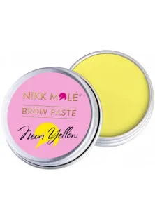 Паста для брів Neon Yellow Brow Paste за ціною 175₴  у категорії Nikk Mole