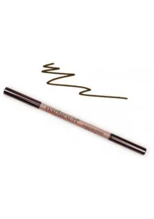 Купити Ekko Beauty Стійкий олівець для брів із щіточкою Темно-коричневий Eyebrow Pencil Dark Brown вигідна ціна