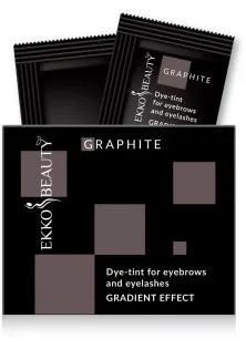 Купить Ekko Beauty Краска-тинт для бровей и ресниц с эффектом градиента тон Графит Tint For Eyebrows And Eyelashes Gradient Effect Tone Graphite выгодная цена