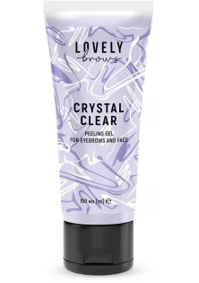 Пілінг-скатка для брів та обличчя Crystal Clear Peeling Gel For Eyebrows And Face