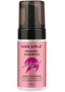 Купити Nikk Mole Мус-Шампунь для брів, вій і обличчя Mousse Shampoo With Bergamot вигідна ціна