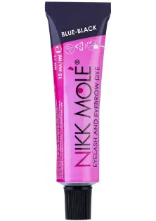 Краска для бровей и ресниц Eyebrow And Eyelash Dye Blue-Black по цене 110₴  в категории Nikk Mole Объем 15 мл