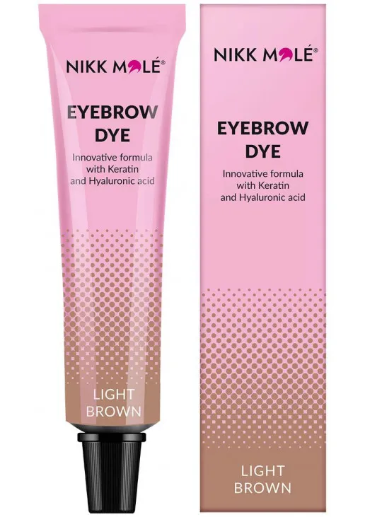 Краска для бровей и ресниц Eyebrow And Eyelash Dye Light Brown - фото 1