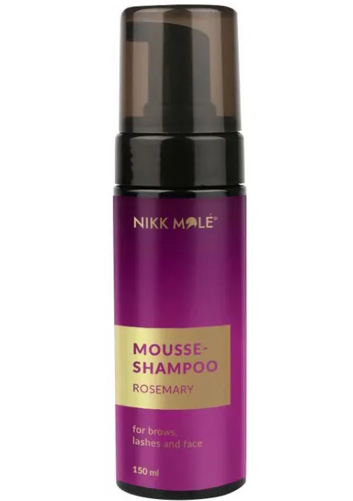Мус-шампунь для брів, вій і обличчя Mousse Shampoo For Eyebrows And Face - фото 1