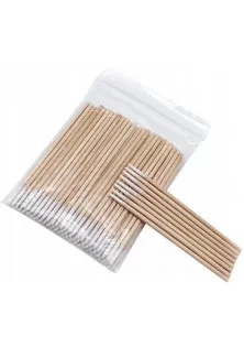 Дерев'яні мікробраші Wooden Microbrushes за ціною 25₴  у категорії Гребінець з м'яким хвостиком Tail Comb - 101