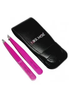 Купити Nikk Mole Набір пурпурних пінцетів для брів Purple Tweezers Set вигідна ціна