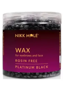Віск Wax In Granules For Eyebrows And Face Platinum Black за ціною 165₴  у категорії Nikk Mole