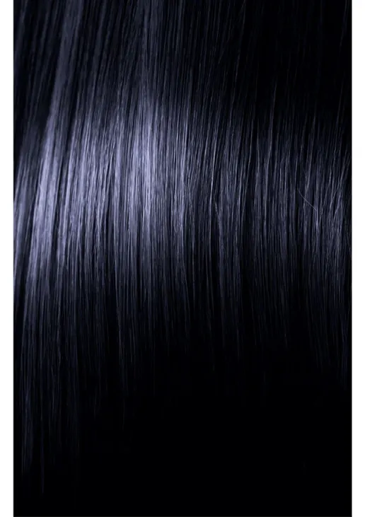 Крем-фарба для волосся блондин синяво-чорний Permanent Colouring Cream №1.11 - фото 1