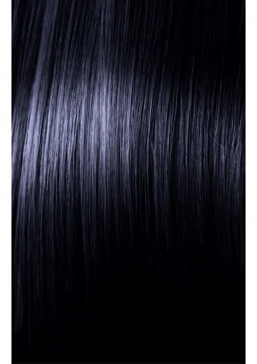Стійка безаміачна крем-фарба для волосся синяво-чорний Permanent Colouring Cream №1.11 - фото 1