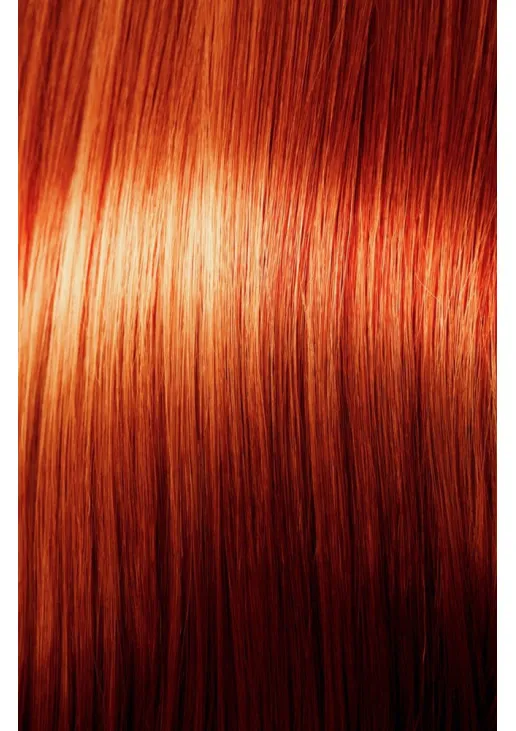 Стойкая безамиачная крем-краска для волос медный яркий темно-русый Permanent Colouring Cream №6.44 - фото 1
