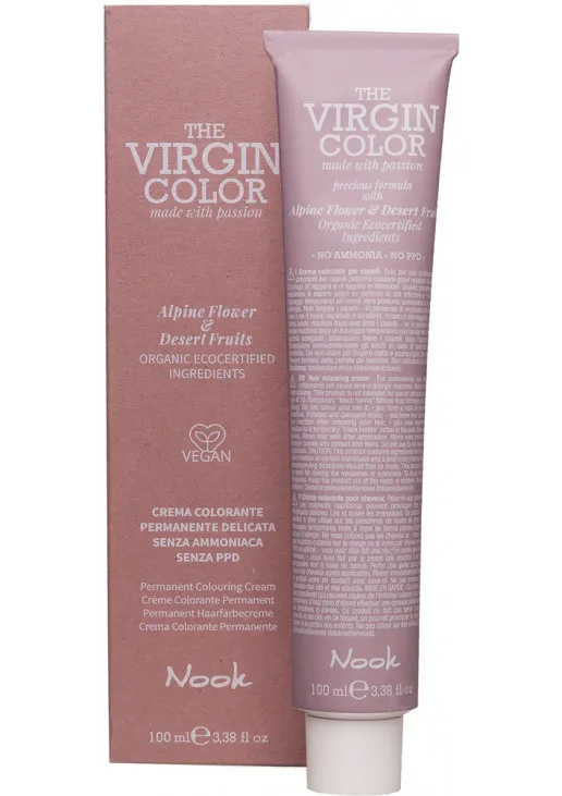 Стійка безаміачна крем-фарба для волосся темно-русявий шоколад Permanent Colouring Cream №6.75 - фото 2