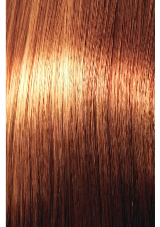 Стойкая безамиачная крем-краска для волос темно-русый медно-золотистый Permanent Colouring Cream №7.43 - фото 1