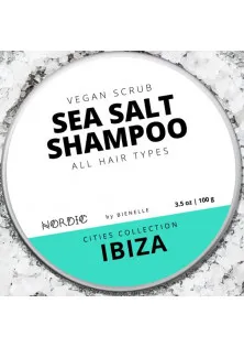Твердий шампунь для волосся з морською сіллю Ibiza Sea Salt Shampoo Nordic