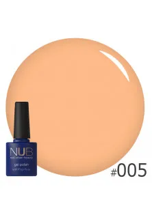 Гель-лак для нігтів універсальний NUB Gel Polish №005 - Orange For Ever, 8 ml за ціною 149₴  у категорії Товари для манікюра та педикюра Бренд NUB