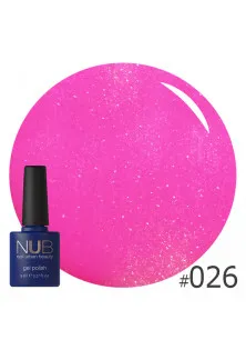 Купить NUB Гель-лак для ногтей универсальный NUB Gel Polish №026 - Rosa Centifolia, 8 ml выгодная цена