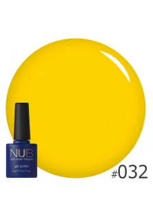 Гель-лак для нігтів універсальний NUB Gel Polish №032 - Yellow Taxi, 8 ml за ціною 149₴  у категорії Гель-лаки для нігтів Країна виробництва США