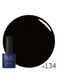 Гель-лак для нігтів універсальний NUB Gel Polish №134 - Tiny Black Dress, 8 ml в Україні