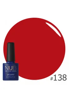 Гель-лак для нігтів універсальний NUB Gel Polish №138 - Casual Red, 8 ml за ціною 149₴  у категорії Товари для манікюра та педикюра Тип Гель-лак для нігтів