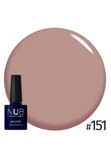 Купить NUB Гель-лак для ногтей универсальный NUB Gel Polish №151 - Hazelnut Syrup, 8 ml выгодная цена