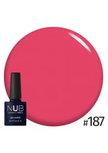 Купить NUB Гель-лак для ногтей универсальный NUB Gel Polish №187 - Tropical Flower, 8 ml выгодная цена