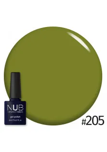 Гель-лак для нігтів універсальний NUB Gel Polish №205 - Fresh Breathe, 8 ml за ціною 149₴  у категорії Гель-лаки для нігтів Призначення Захист
