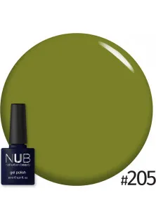 Гель-лак для нігтів універсальний NUB Gel Polish №205 - Fresh Breathe, 8 ml за ціною 149₴  у категорії Гель-лаки для нігтів та інші матеріали Бренд NUB
