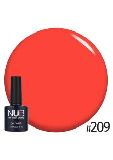 Купити NUB Гель-лак для нігтів універсальний NUB Gel Polish №209 - Salmon Glow, 8 ml вигідна ціна