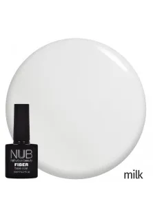 Основа з армувальними волокнами NUB Fiber Base Coat №01 - Milk, 8 ml за ціною 183₴  у категорії Камуфлюючі бази NUB