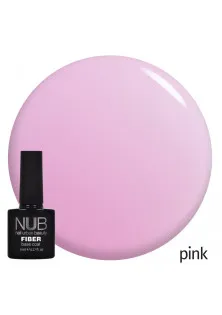 Основа з армувальними волокнами NUB Fiber Base Coat №02 - Pink, 8 ml