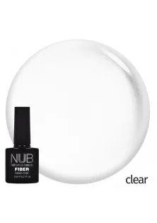 Купить NUB База с армирующими волокнами NUB Fiber Base Coat №05 - Clear, 8 ml выгодная цена
