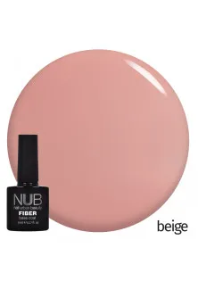 Основа з армувальними волокнами NUB Fiber Base Coat №04 - Beige, 8 ml за ціною 183₴  у категорії Гель-лак для нігтів емаль молочний Colour Intense №019 Milky Enamel, 5 ml