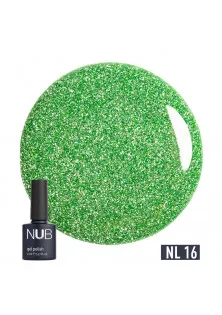 Купити NUB Гель-лак зі світловідбиваючим ефектом NUB Gel Polish Night Light №16 - Verdure, 8 ml вигідна ціна