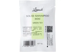 Твердий шампунь Solid Shampoo Green Tea за ціною 50₴  у категорії Переглянуті товари
