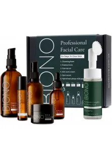 Профессиональный ежедневный уход для лица - 6 шагов к чистой коже Anti Acne по цене 2000₴  в категории Biono Время применения Универсально