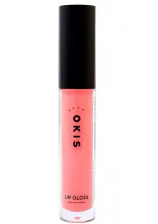 Персиковий блиск для губ Lip Gloss №01 за ціною 249₴  у категорії Блиск для губ Бренд Okis Brow
